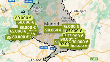 Los pueblos a una hora de Madrid con casas independientes por menos de 100.000 euros