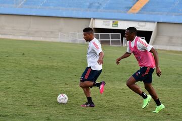 La Selección Colombia tuvo su primer entrenamiento con miras a la tercera fecha del Grupo de la Copa América ante Perú.