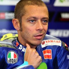 Rossi sufre fractura desplazada de la tibia y peroné derechos