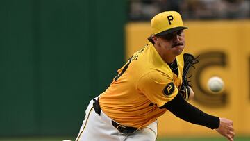 PITTSBURGH, PENNSYLVANIA - JULY 5: Paul Skenes #30 of the Pittsburgh Pirates delivers a pitch in the third inning during the game against the New York Mets at PNC Park on July 5, 2024 in Pittsburgh, Pennsylvania. Justin Berl/Getty Images/AFP (Photo by Justin Berl / GETTY IMAGES NORTH AMERICA / Getty Images via AFP)