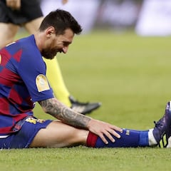 Messi, harto de estar solo