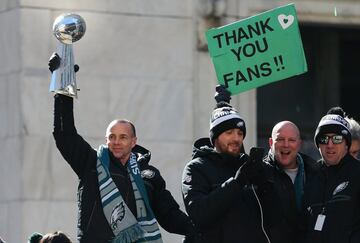 Las imágenes del desfile de los Eagles en Philadelphia tras el Super Bowl LII