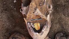 Hallazgo insólito: descubren una momia con la lengua de oro