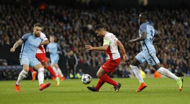 Manchester City snatch win from Monaco in thrilling goal fest