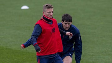 San Jos&eacute; con Muniain en Lezama.