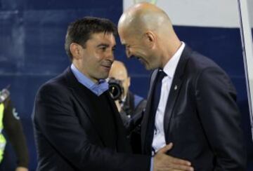 Garitano y Zidane.