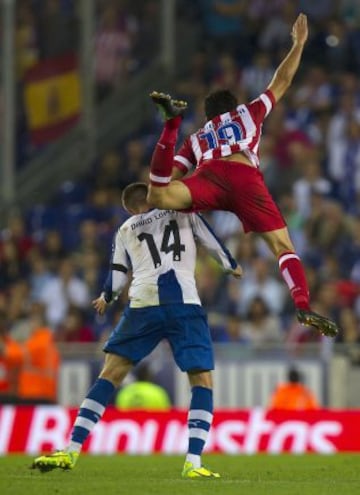 Espanyol-Atlético de Madrid. Diego Costa y David Lopez.