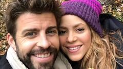 Gerard Piqu&eacute; y Shakira muy sonrientes con una trufa blanca