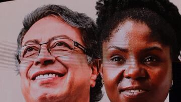 Gustavo Petro y Francia Márquez, nuevo y nueva Presidente y vicepresidenta de Colombia