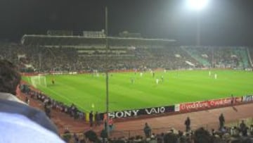ESTADIO NACIONAL. EL Vasil Levski, escenario del partido, es donde juega la selección de Bulgaria.