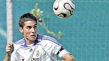 <b>SEGUNDA B. </b>Javi García jugó ayer con el Real Madrid Castilla.