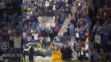 Inaceptables acciones de la afición de Cruz Azul