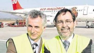 <b>ACUERDO FIRME. </b>Grande y Marbach sellaron un pacto muy beneficioso para la entidad.