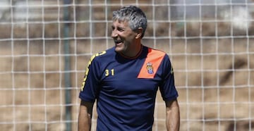 Quique Setién, entrenador de Las Palmas.