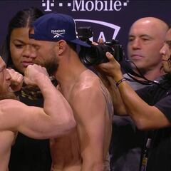 McGregor y Cerrone prenden la mecha de su pelea en el pesaje