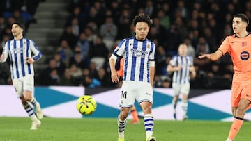 Take Kubo está prácticamente descartado para el partido de Copa del Rey ante el Athletic.