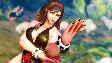 Chun-Li luciendo el traje de batalla en Street Fighter V