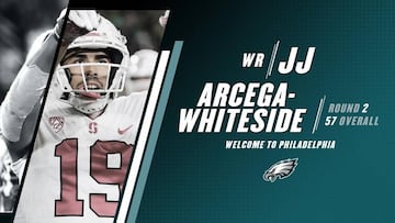 El espa&ntilde;ol JJ Arcega-Whiteside hace historia y es drafteado por los Eagles