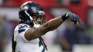 ATLANTA, GA - JANUARY 14: Richard Sherman #25 of the Seattle Seahawks stands on the field prior to the game against the Atlanta Falcons at the Georgia Dome on January 14, 2017 in Atlanta, Georgia.   Streeter Lecka/Getty Images/AFP
 == FOR NEWSPAPERS, INTERNET, TELCOS &amp; TELEVISION USE ONLY ==