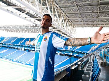 Joselu, jugador del Espanyol