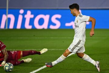 2-0. Marco Asensio marcó el segundo gol.