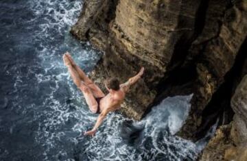 Impresionantes imágenes de la tercera parada del Red Bull Cliff Diving World Series