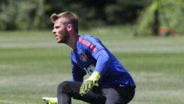 De Gea, ayer en Seattle.