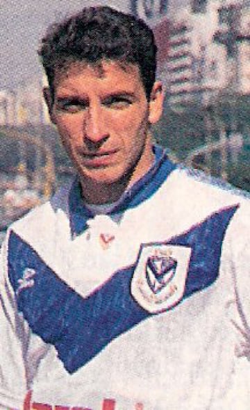 José Luis Sánchez con Vélez Sarsfield en Apertura 1995.