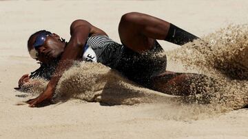 Brittney Reese, ganadora de los Trial Usa en longitud. 