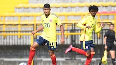 Jugadores de la Selección Colombia Sub 17.