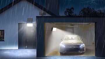Focos led solares de exterior