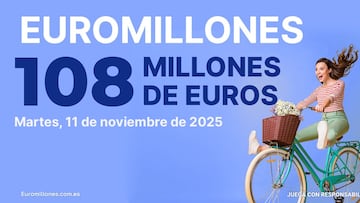 Euromillones: comprobar los resultados del sorteo de hoy, martes 11 de noviembre