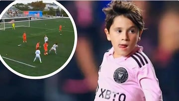 El hijo mediano de Messi es un crack absoluto del fútbol a su edad.