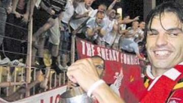 <b>CAMPEÓN. </b>Fernando Morientes está acostumbrado a ganar muchos títulos.