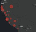 Mapa de casos por coronavirus por departamento en Perú: hoy, 31 de marzo