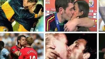 Los besos más apasionados del mundo del fútbol