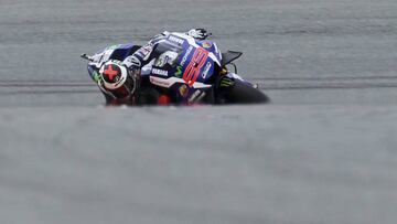 Jorge Lorenzo con la Yamaha.