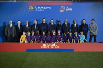 Equipo del FC Barcelona benjamín D masculino.