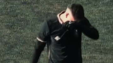 A Nicolás Castillo le ocurrió esto en Segunda División: salió entre lágrimas y la escena se viralizó