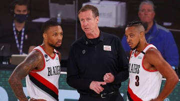 Portland Trail Blazers, durante un partido de la NBA