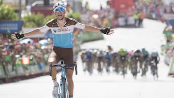 Gallopin gana, Kwiatkowski se cae y Valverde ya es segundo