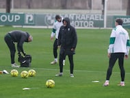 Ania, en un entrenamiento