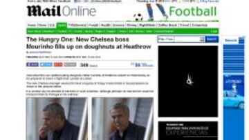 'The Hungry One': la prensa pilló a Mourinho dándose un atracón