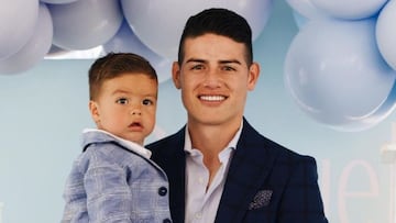 Bautizo del hijo de James Rodr&iacute;guez. As&iacute; fue la ceremonia en la que fue bautizado Samuel Rodr&iacute;guez, hijo menor del jugador colombiano del Everton.