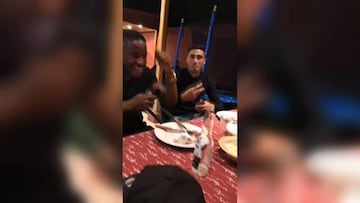 Así se relajó Bryan Carrasco tras el triunfo ante la U