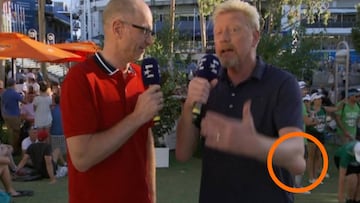 La inflamaci&oacute;n del codo izquierdo de Boris Becker