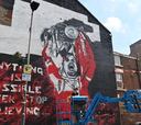 Un graffiti como homenaje a la Premier del Liverpool