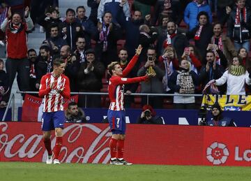Griezmann celebra el 1-0.