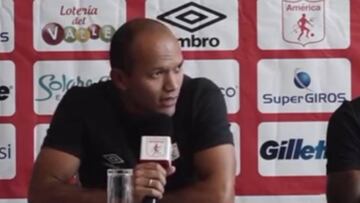 Juan David P&eacute;rez y sus primeras palabras como jugador de Am&eacute;rica de Cali