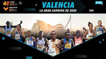 Cartel promocional Marat&oacute;n Valencia Trinidad Alfonso EDP.